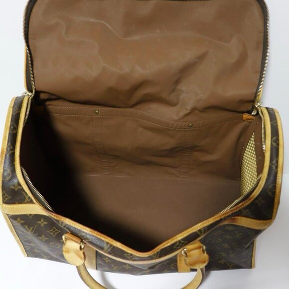 Authentic Louis Vuitton Sac Chien 50 Dog Carrier Monogram Pet Travel Bag - Picture 12 of 15